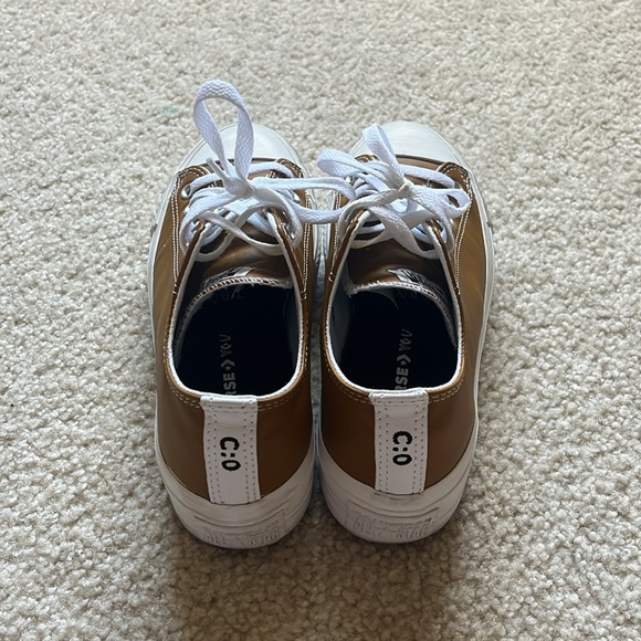 Brown Chuck Taylor All Star Lift Platform Leather by Converse - Picture 2 of 3